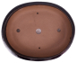 Preview: Bonsai - Schale oval 35.5 x 28.5 x 8.3 cm dunkelblau frostfest 40441