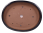 Preview: Bonsai - Schale oval 48 x 38.5 x 8 cm, dunkelblau  frostfest 40446