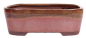 Preview: Bonsai - Schale eckig 32 x 24.5 x 10 cm Braun-Kupferfarben  40452