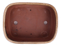 Preview: Bonsai - Schale eckig 32 x 24.5 x 10 cm Braun-Kupferfarben  40452