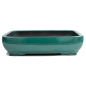 Mobile Preview: Bonsai - Schale eckig 51 x 34 x 13 cm, glasiert, grün, frostfest  40701