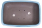 Mobile Preview: Bonsai - Schale eckig 61 x 41 x 16,5 cm, glasiert, graublau, frostfest  40962