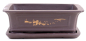 Preview: Bonsai - Schale + Untersetzer mit Motiv, 35 x 25 x 11 cm eckig   41075