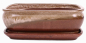 Preview: Bonsai - Schale eckig 31.5 x 25.5 x 11 cm , beige / kupfer , mit Untersetzer 41129
