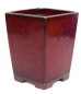 Preview: Bonsai - Kaskadenschale 18 x 18 x 23.5 cm, bordeaux 50188