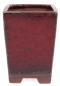 Preview: Bonsai - Kaskadenschale 10.5 x 10.5 x 14.5 cm bordeaux 50198