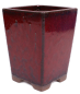 Preview: Bonsai - Kaskadenschale 14 x 14 x 19 cm bordeaux  50199
