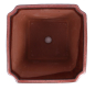 Preview: Bonsai Kaskadenschale quadratisch 15.5 x 15.5 x 14 cm kupferfarben  50214