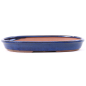 Preview: Bonsai - Schale, Waldschale, oval 27 x 16.5 x 3.5 cm blau   51014A  2.Wahl