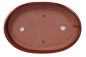 Preview: Bonsai - Schale Waldschale oval 31 x 20.5 x 4.5 cm braunrot   51033