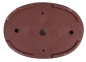 Preview: Bonsai - Schale Waldschale oval 37.5 x 26.5 x 5 cm unglasiert braun frostfest 51036A  2. Wahl