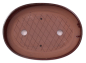 Preview: Bonsai - Schale, Waldschale, oval 31 x 22 x 5 cm bordeaux  51334
