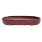 Preview: Bonsai - Schale, Waldschale, oval 25 x 18 x 4 cm bordeaux  51336