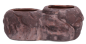Preview: Bonsai - Schale in Felsenform oval 27 x 11.5 x 11 cm braun  51395