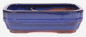 Preview: Bonsai - Schale, Wasserschale, eckig  22 x 16 x 6.5 cm blau 51399