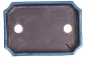 Mobile Preview: Bonsai - Schale, Waldschale, eckig, 22.5 x 15.5 x 2.5 cm, grau - blau  51932