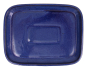Preview: Bonsai - Untersetzer eckig 27 x 24 (innen 25 x 19) cm blau Keramik 53008