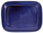 Preview: Bonsai - Untersetzer eckig 22 x 16.5 (innen 17 x 11.5) cm blau Keramik 53015