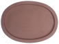 Preview: Bonsai - Untersetzer oval 59 x 43.5 (innen 50 x 34.5) cm Keramik unglasiert braun   54032