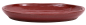 Preview: Bonsai - Untersetzer oval 25.5 x 20.5 (innen 20.5 x 15.5) cm braunrot Keramik