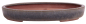 Preview: Tokoname ovale Bonsai-Schale Suisyouen 45,6 × 35,2 × 6,1 cm – gebraucht 58002