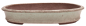 Preview: Tokoname Bonsai-Schale Yoshimura oval graugrün 35,4 × 26,4 × 6 cm – glasiert 58008