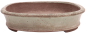 Preview: Tokoname Bonsai-Schale Yoshimura oval graugrün 35,4 × 26,4 × 6 cm – glasiert 58008