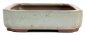 Preview: Tokoname Bonsaischale von Yoshimura - 42 x 30 x 7,7 cm - eckig - graugrün - 58010