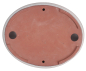 Preview: Tokoname Bonsaischale von Youzan - 37 x 30 x 6 cm - oval - grau - 58103