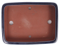 Preview: Tokoname Bonsaischale von Youzan - 30,5 x 23 x 6 cm - eckig - blau - 58113