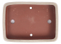 Preview: Tokoname Bonsaischale von Youzan - 30,5 x 22,5 x 6 cm - eckig - creme - 58114