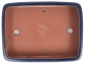 Preview: Tokoname Bonsaischale von Youzan - 31 x 23 x 6,2 cm - eckig - blau - 58117