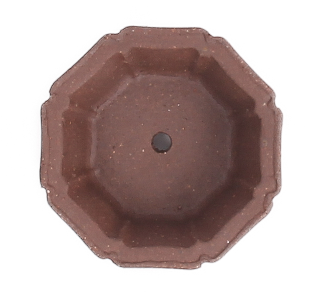 Preview: Bonsai - Schale /Mameschale 7 Ø x 3 cm rund braun 15014