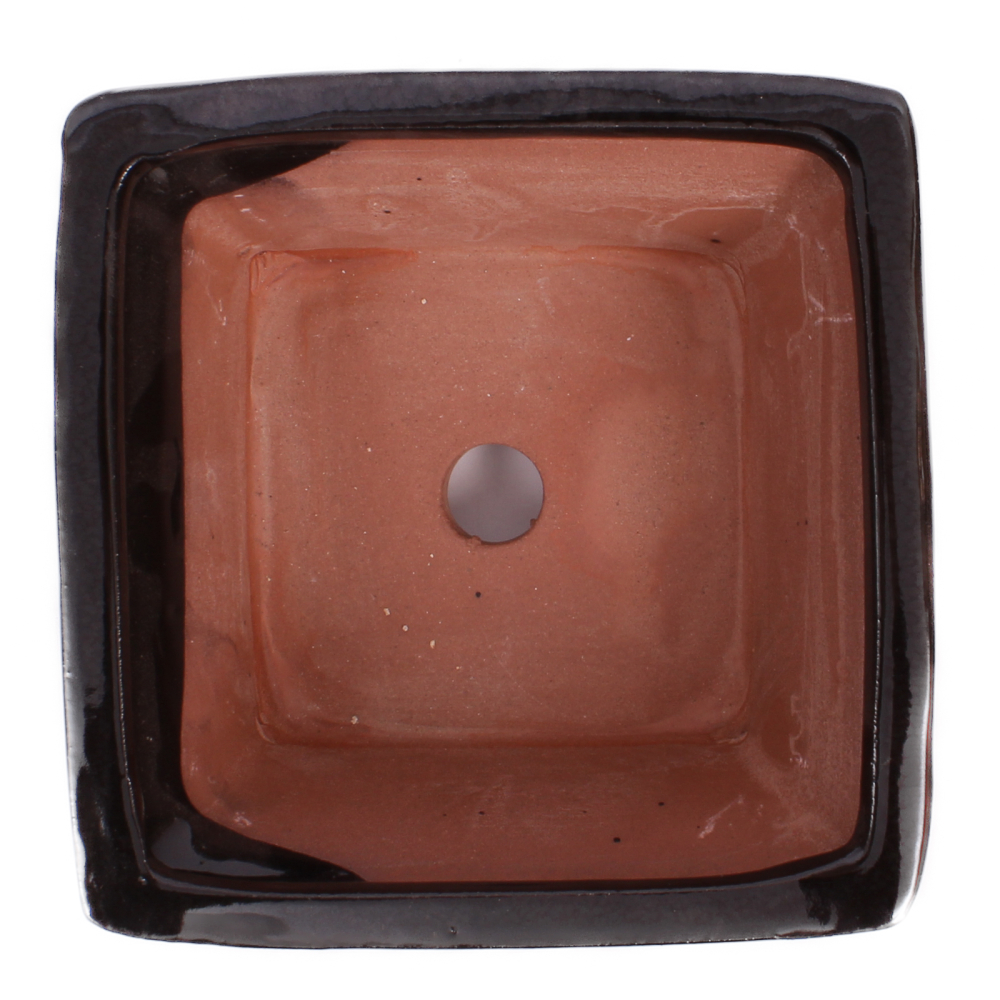 Preview: Bonsai - Schale 13 x 13 x 6.5 cm schwarz  15016