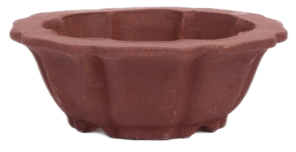 Bonsai - Schale rund 13 Ø x 5 cm  braun 15018