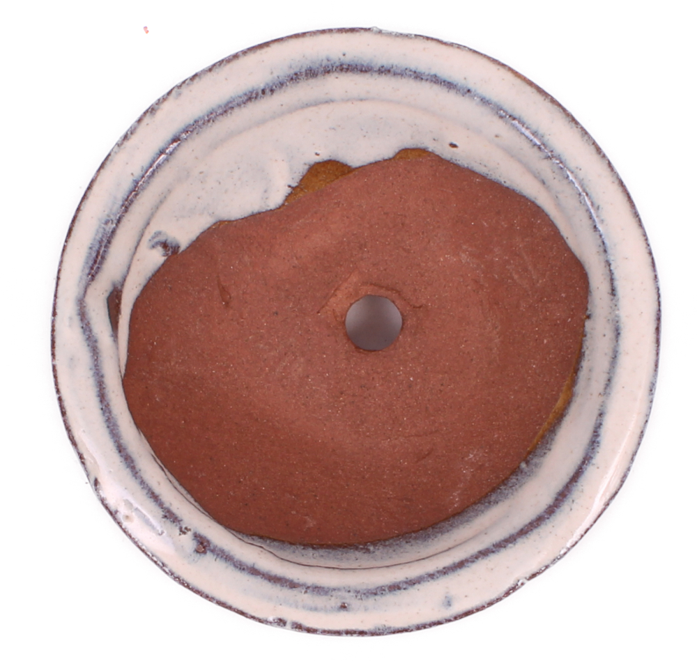 Preview: Bonsai - Schale rund 6.5 Ø x 3.5 cm creme  15035