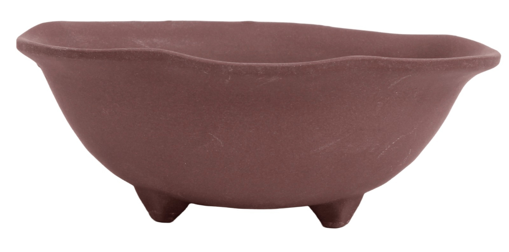 Bonsai - Schale rund  12.5 Ø x 5 cm Kusamonoschale frostfest aus Japan 15053