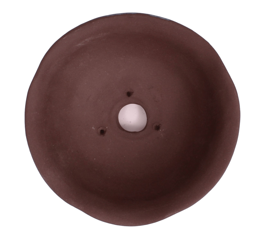 Bonsai - Schale rund  12.5 Ø x 5 cm Kusamonoschale frostfest aus Japan 15053