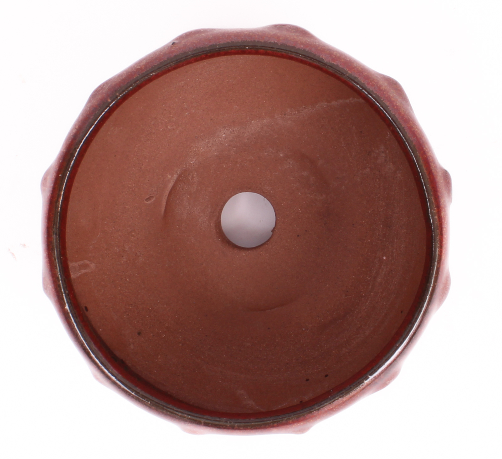 Preview: Bonsai - Schale rund 11 Ø x 5.5 cm  kupferfarben 15324