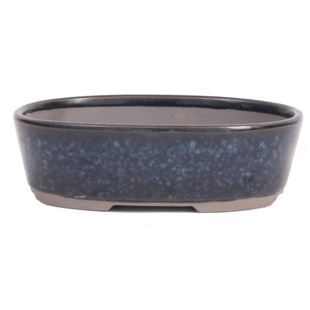 Bonsai - Schale oval 117 x 12,5 x 5 cm blau aus Japan   22074