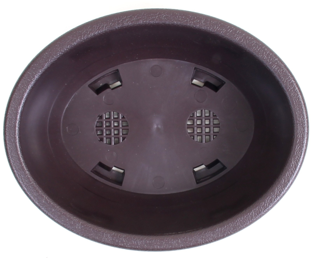 Preview: Bonsai - Schale oval 18,5 x 14,5 x 6 cm Kunststoff  22458