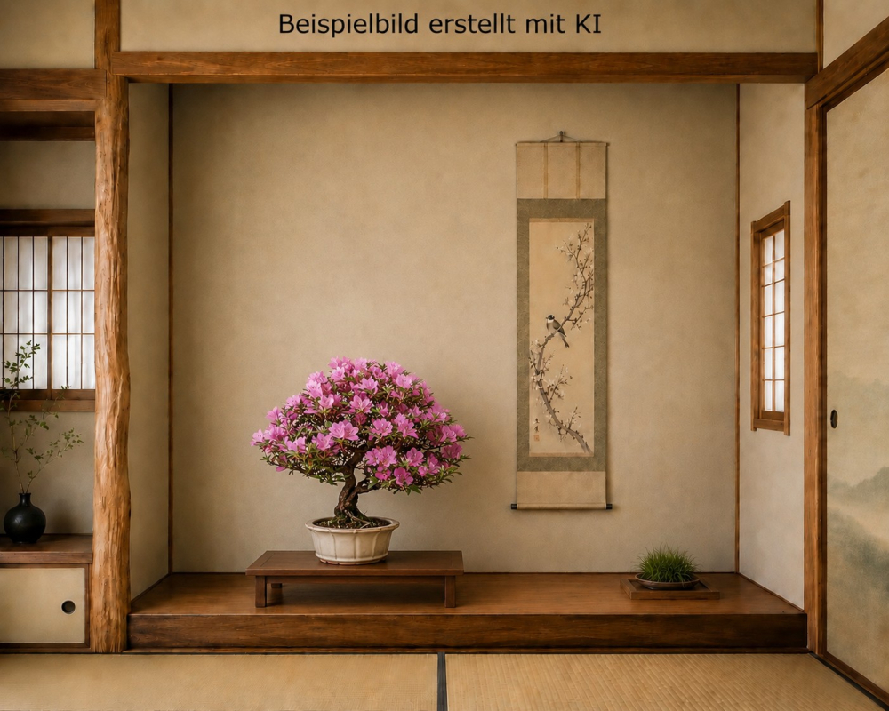 Preview: Bonsai Japanische Satsuki Azalee 'Suzukaze' Rhododendron indicum 229/133