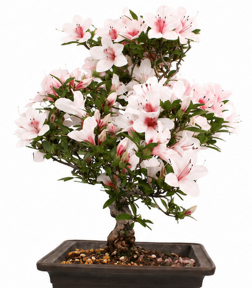 Bonsai Japanische Satsuki Azalee 'Hi-no-Maru' Rhododendron indicum 229/134