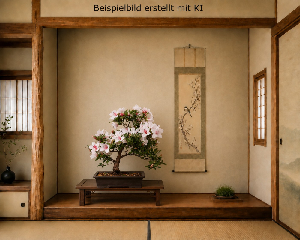 Preview: Bonsai Japanische Satsuki Azalee 'Hi-no-Maru' Rhododendron indicum 229/134