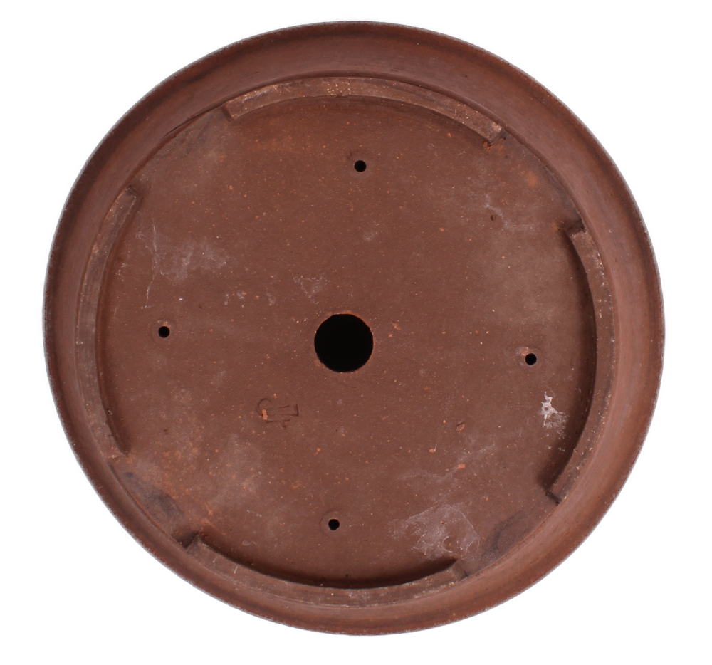 Preview: Bonsai-Schale rund 26.5 Ø x 9.5 cm Jürgen Hilken handgemacht frostfest gebraucht