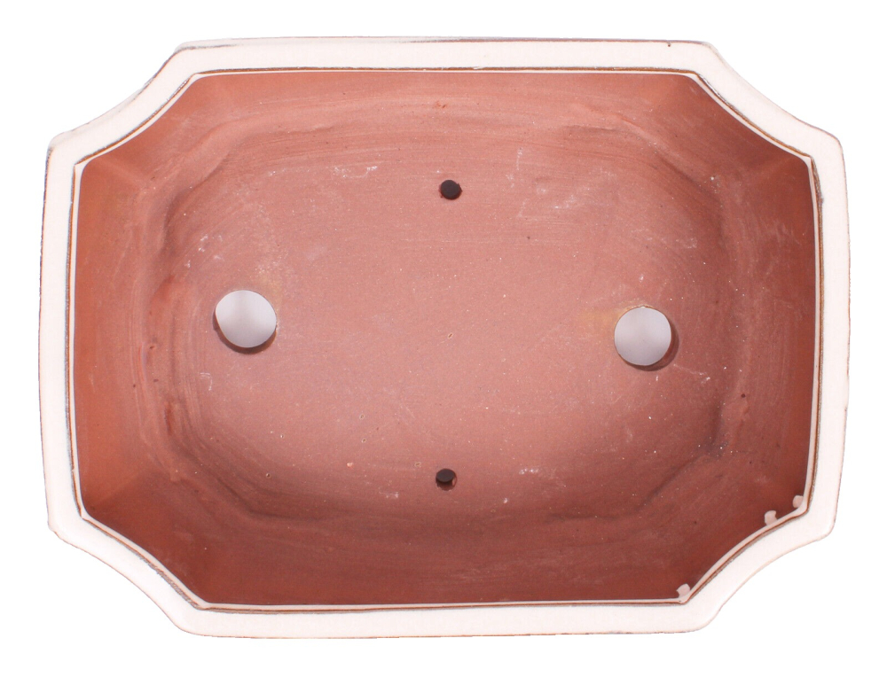 Preview: Bonsai - Schale eckig 26.5 x 20 x 8.5 cm, creme  30038