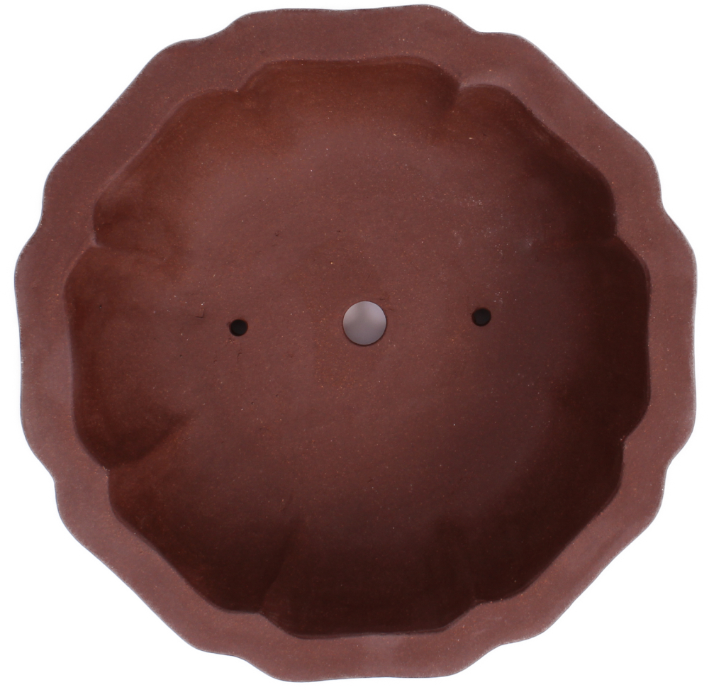 Preview: Bonsai - Schale rund 26 Ø x 8.5 cm  braun 30046