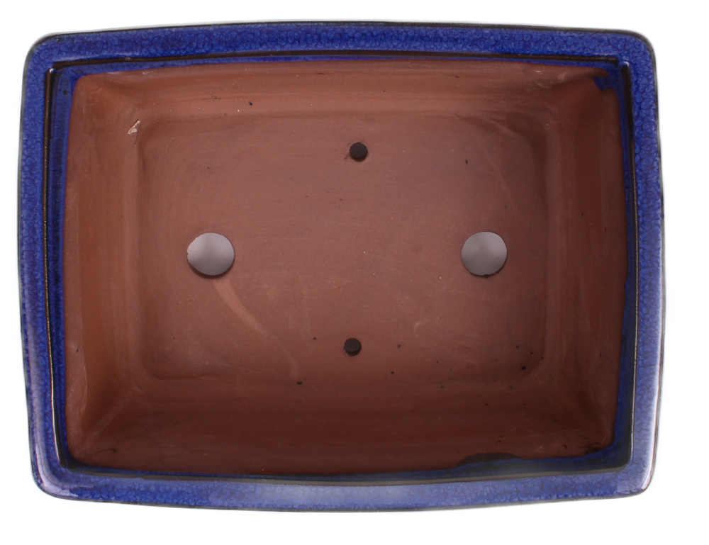 Preview: Bonsai - Schale eckig 25.5 x 20 x 10 cm blau 30137