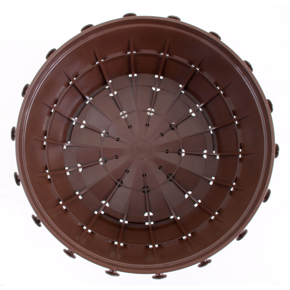 Preview: Bonsai -TIEPOT patentierte Anzuchtschale mit Air Pruning 28 cm Ø braun 30303