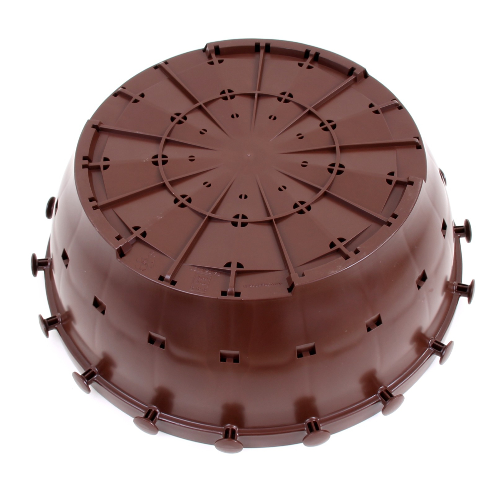 Preview: Bonsai -TIEPOT patentierte Anzuchtschale mit Air Pruning 28 cm Ø braun 30303